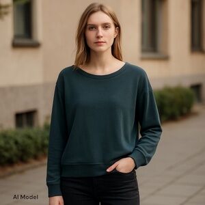 Fabletics‎ Black Pullover Top Size Medium